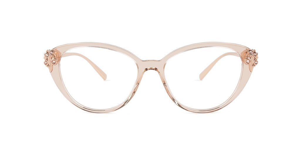 VERSACE VE3262B TRANSPARENT BROWN GOLD STYLE#: 100417