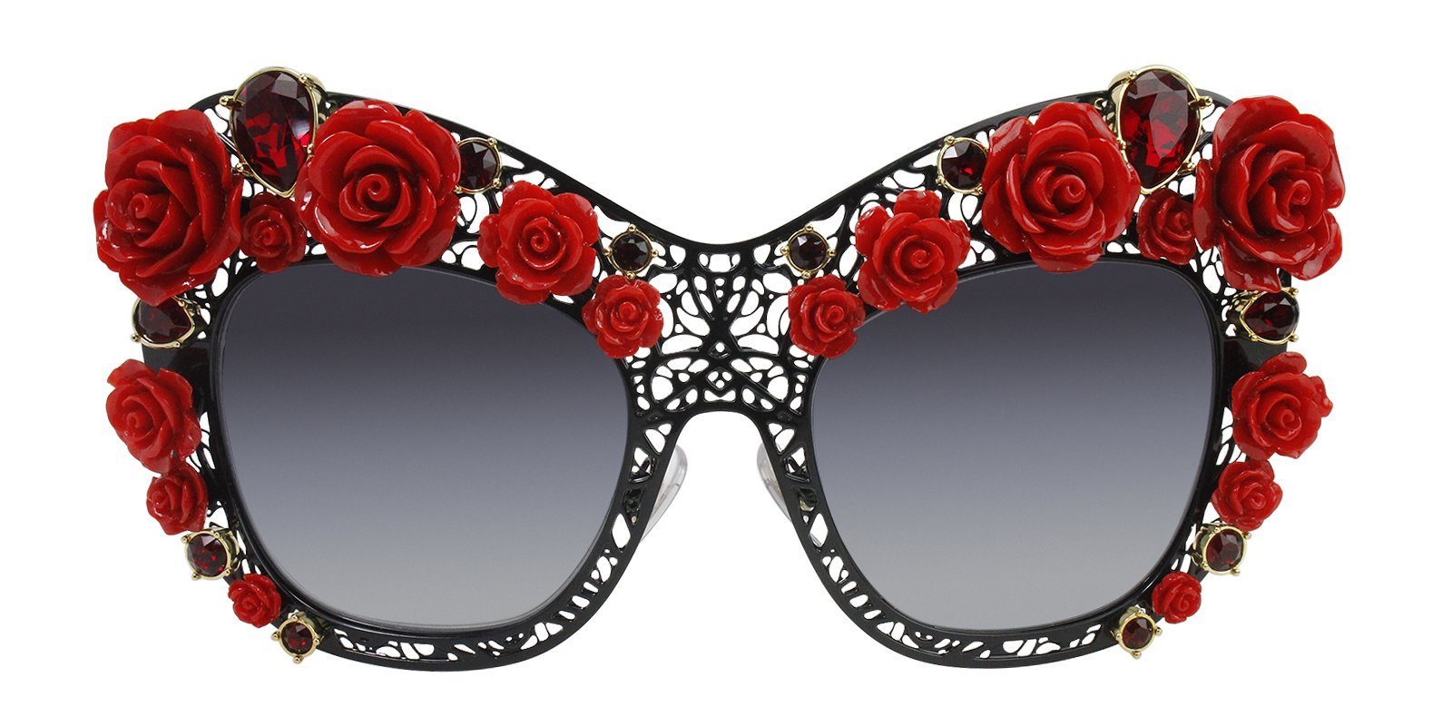 dolce and gabbana flower glasses