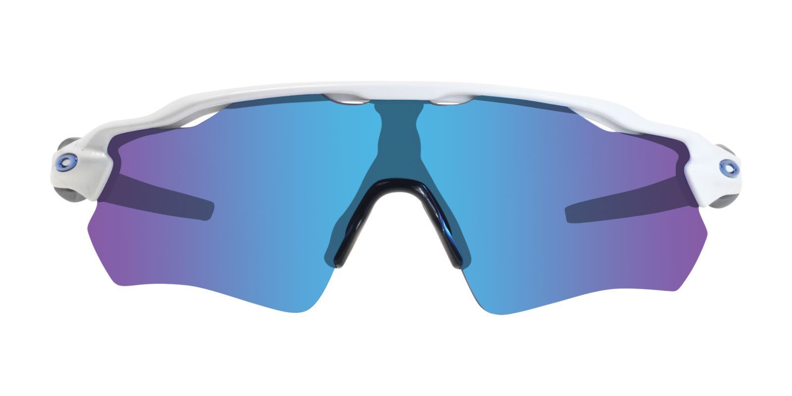 white and blue oakley sunglasses