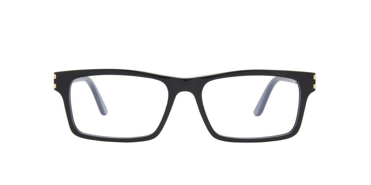 Cartier - CT0005O Black Rectangular Unisex Eyeglasses