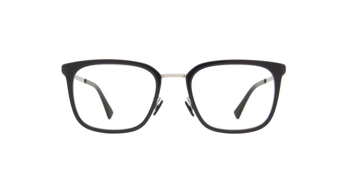 Mykita - Hagen A43-Shiny Silver Rectangle Unisex Eyeglasses