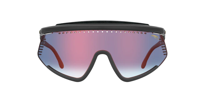 Carrera - Hyperfit 10 SE Black Blue Shaded Red Men Sunglasses