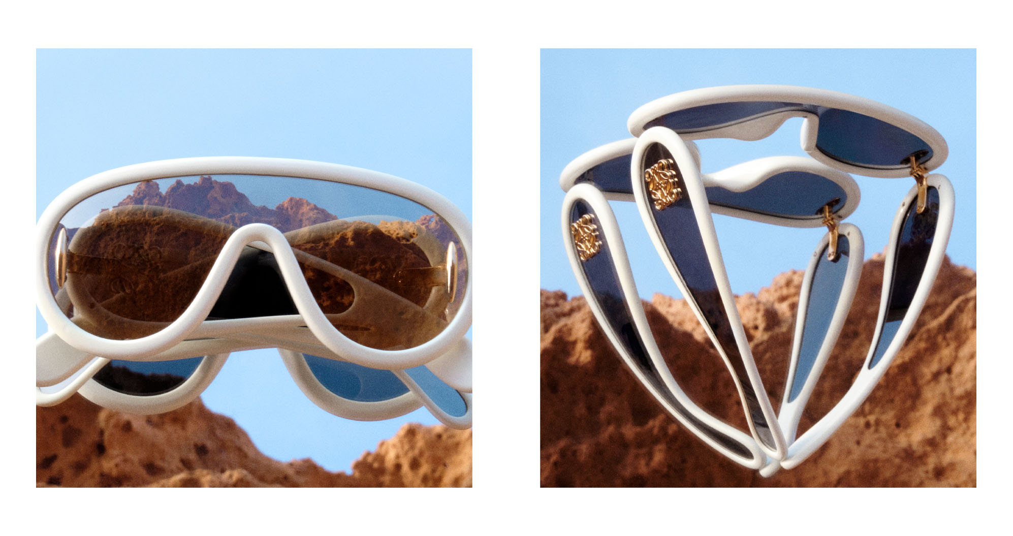 loewe sunglasses: wave mask
